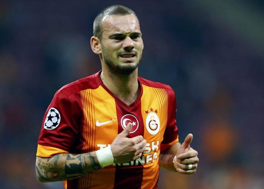 Anche Wesley Sneijder potrebbe lasciare la Turchia.  la scelta ideale per chi cerca un trequartista, come la Juventus...Reuters